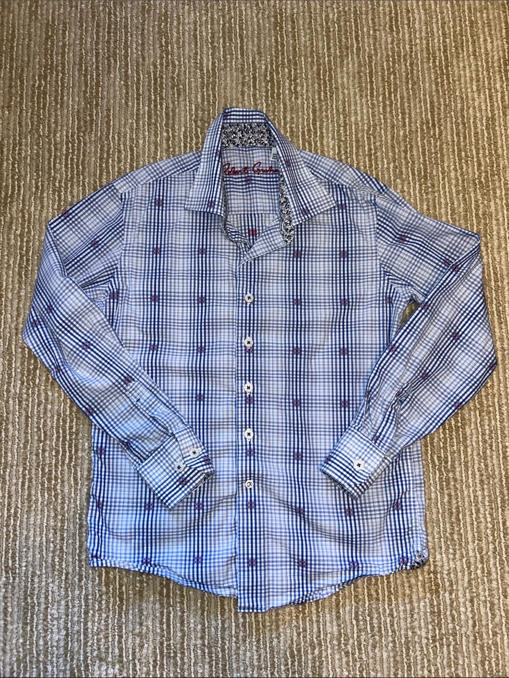 Kid’s Robert Graham Dress Shirt, Size Small 8